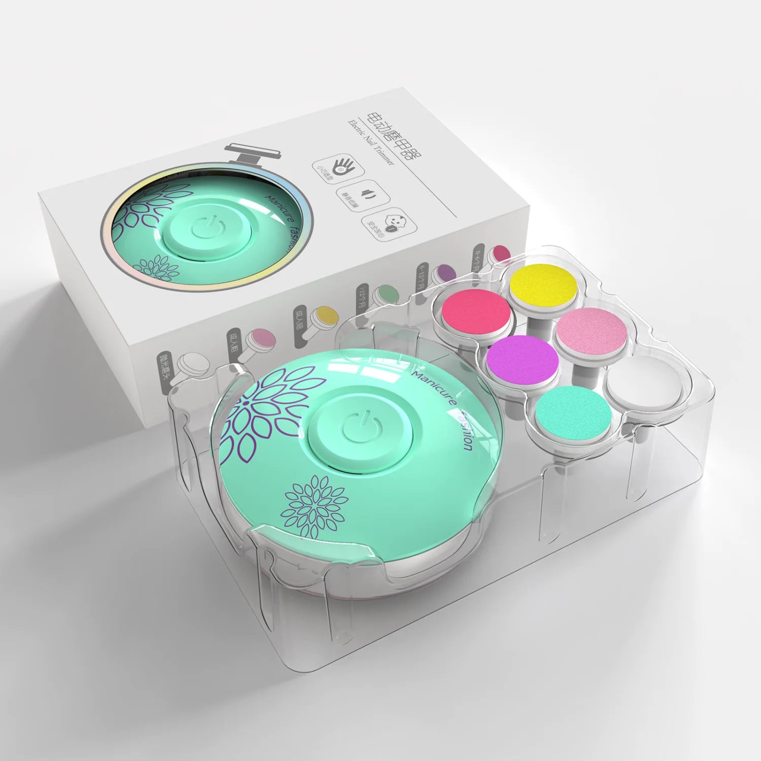 Electric Baby Nail Trimmer – Safe Infant Nail Polisher & Clipper Set for Newborns and Toddlers