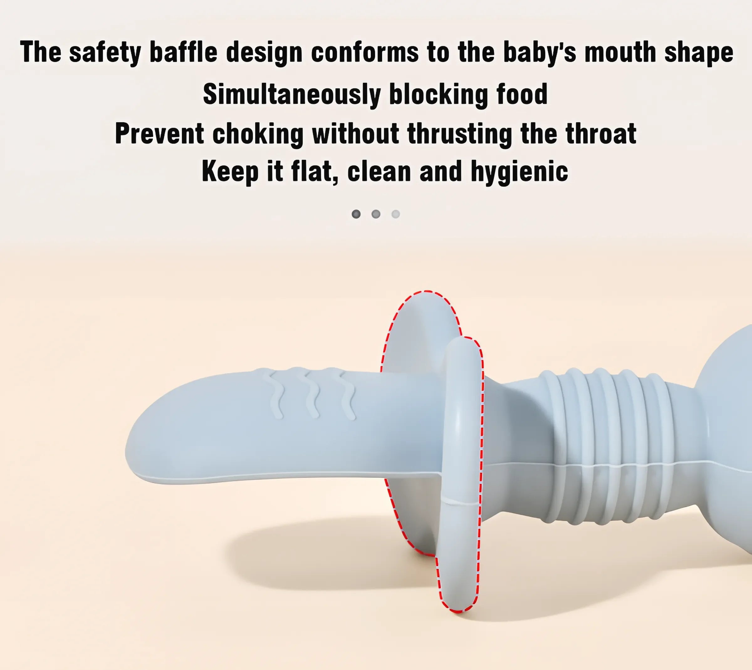 2PCS Baby Silicone Spoon & Fork Set – Food Grade Cutlery with Wooden Handle for Self-Feeding & Training